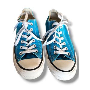 Converse Turquoise Blue and White Athletic Shoe